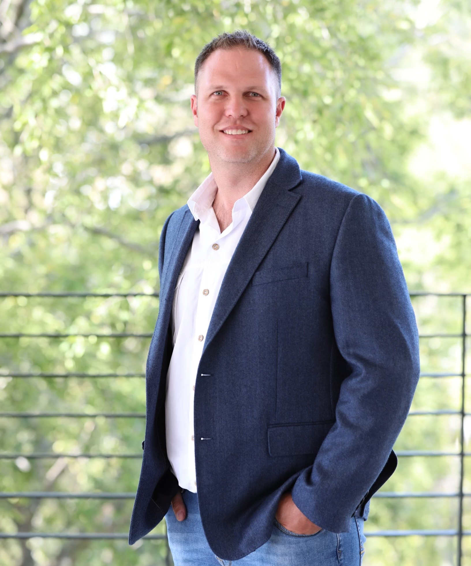 Professional portait photograph of Werner Slabbert