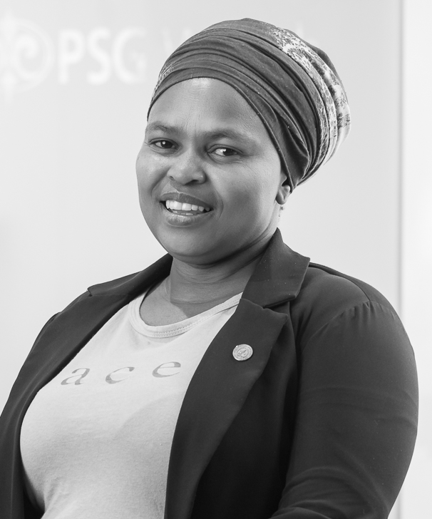 Professional portait photograph of Grace Moloisane