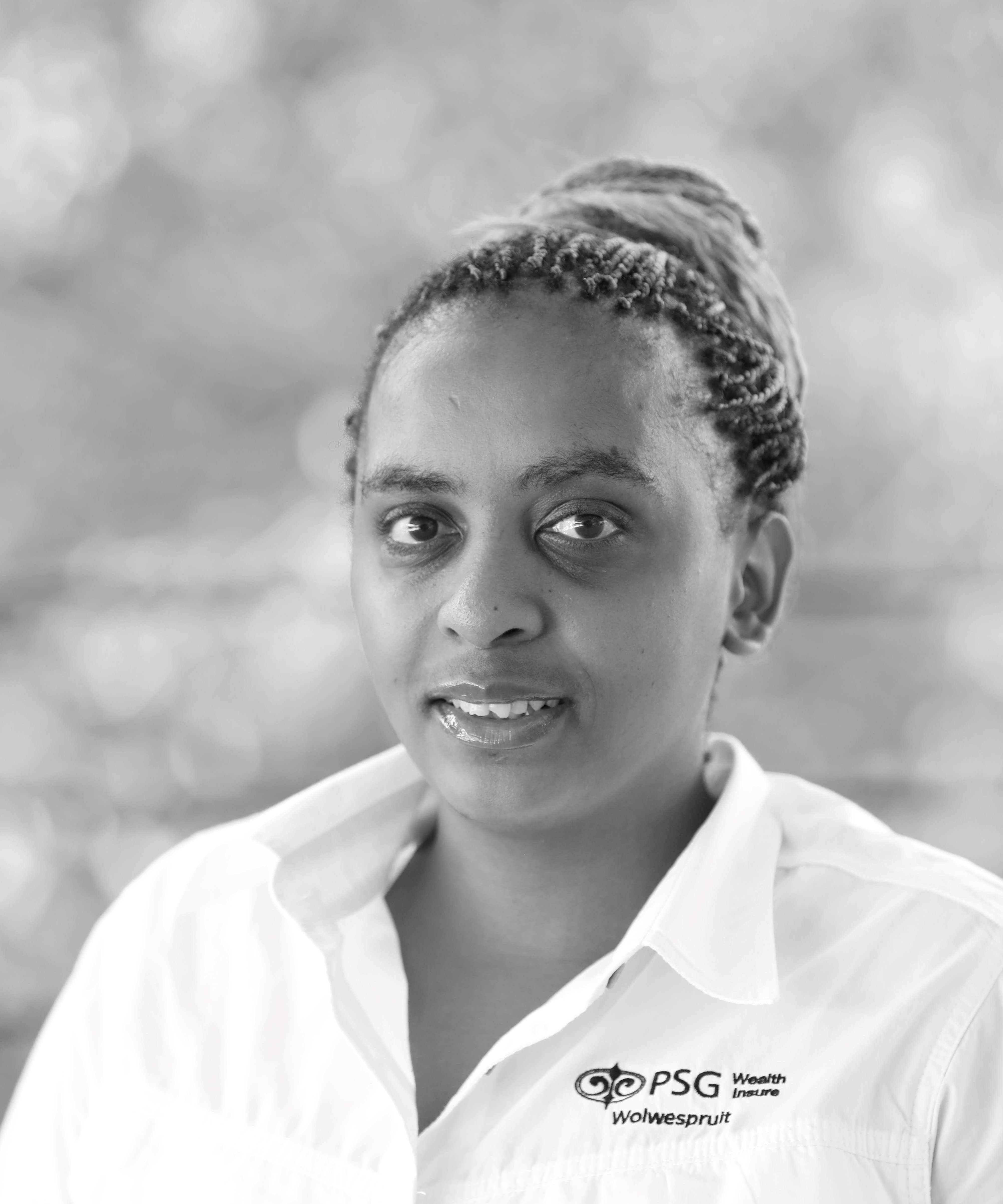 Professional portait photograph of Mapelo Mohlala