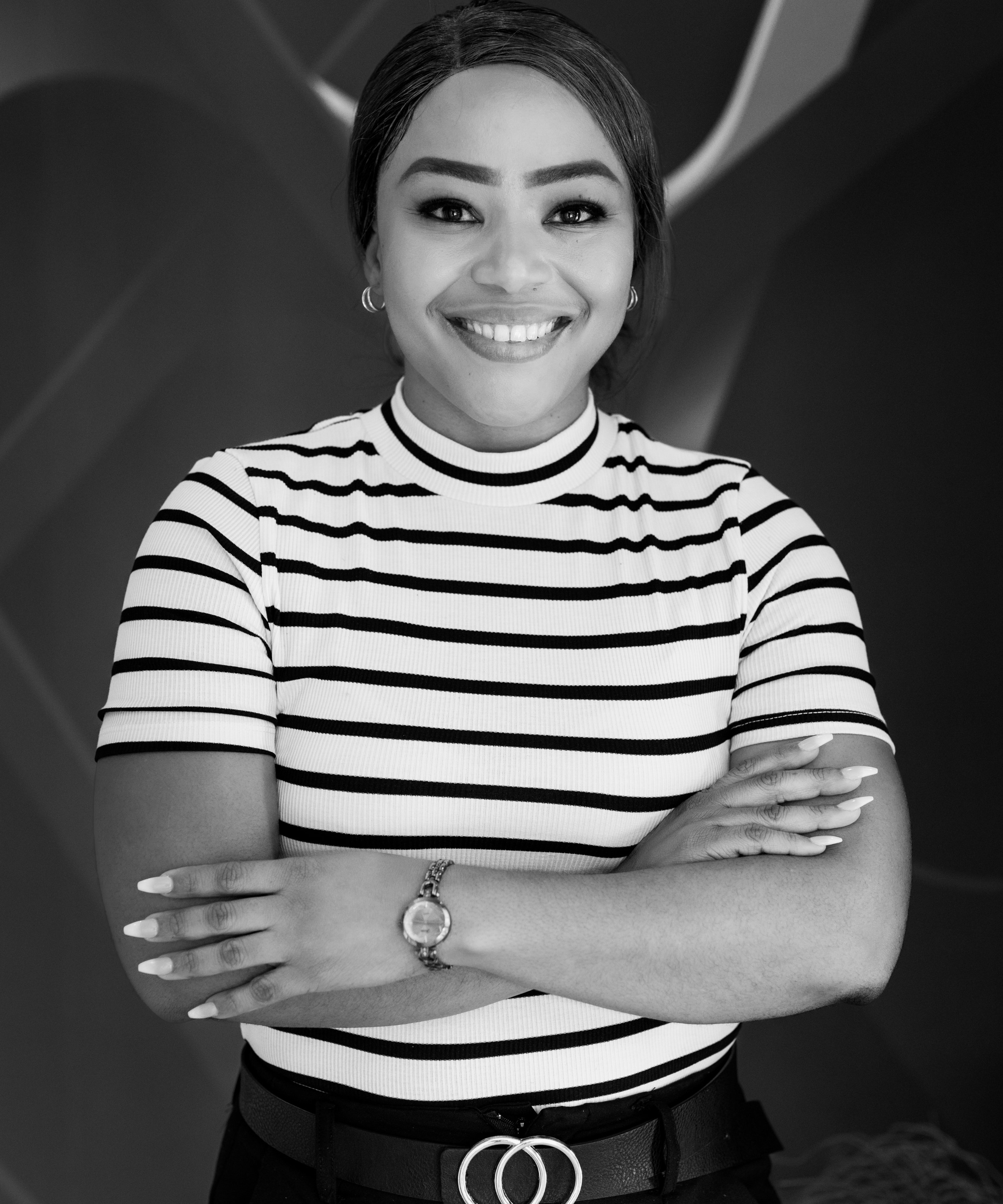 Professional portait photograph of Lerato Motlopye