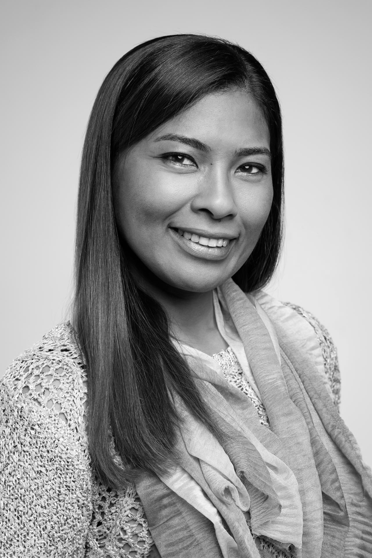 Professional portrait photograph of Fuzlin Abrahams