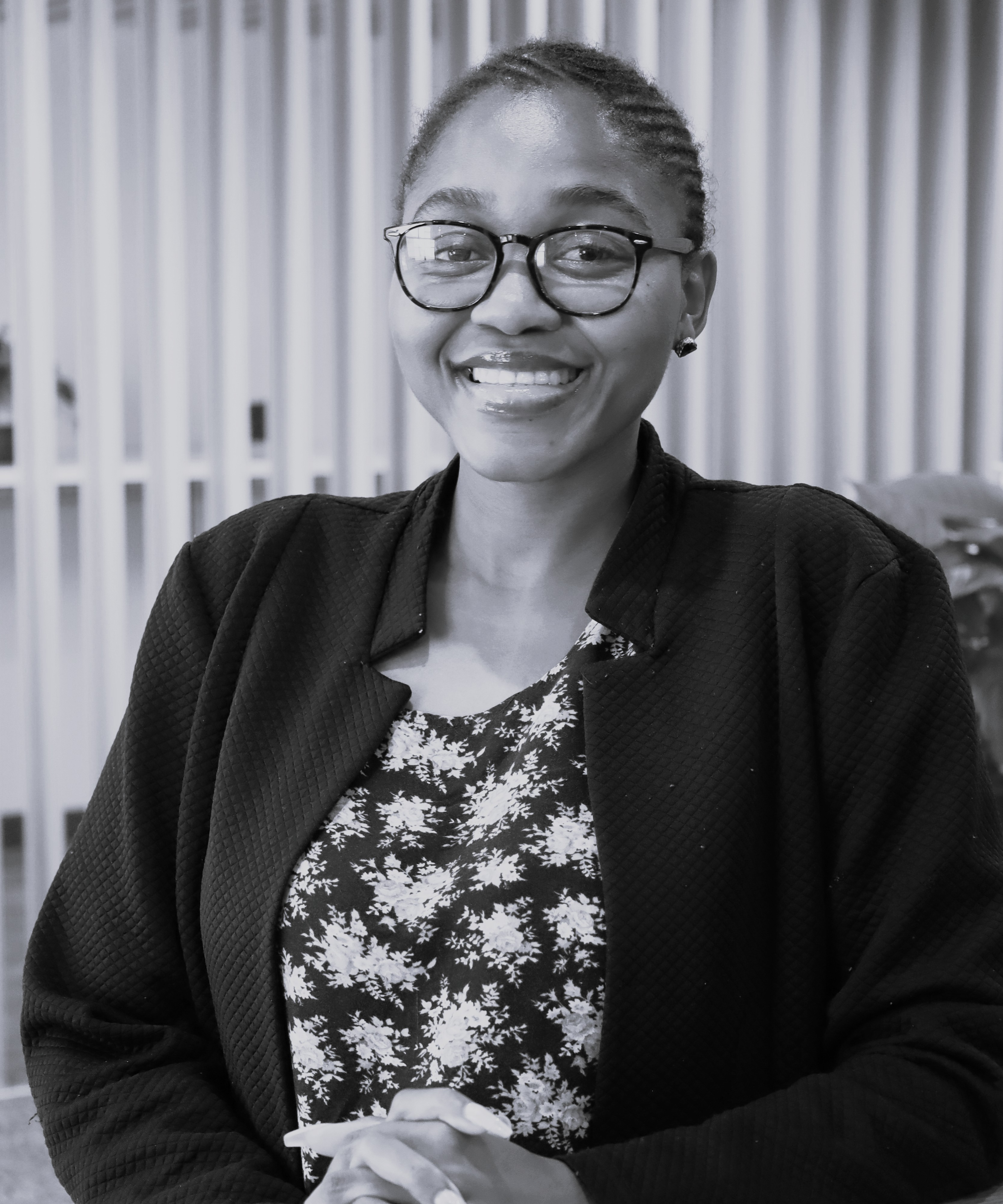 Professional portrait photograph of Katlego Majeke