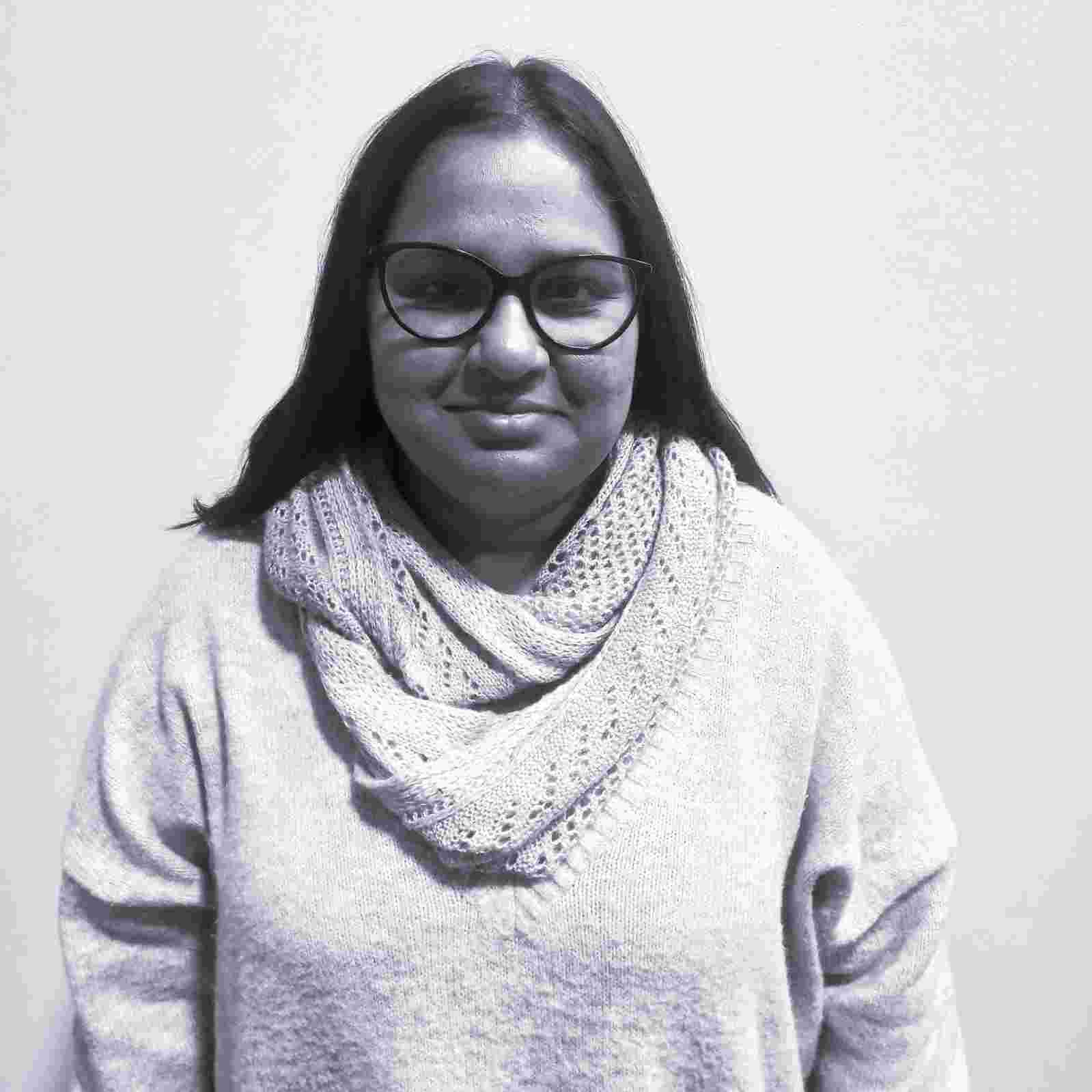 Professional portrait photograph of Fathima Khan